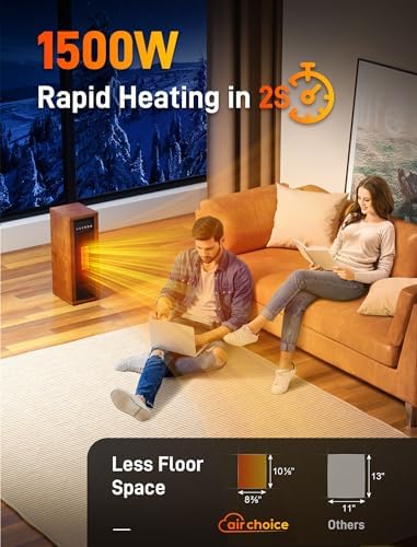 Air Choice 1500W PTC Infrared Space Heater Fast Heating