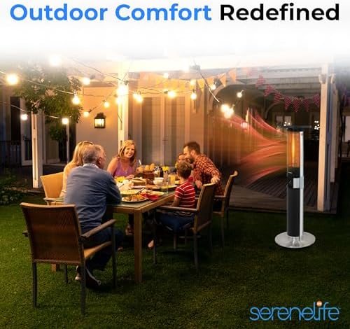 SereneLife Infrared Heater 1500W Portable with Remote Control