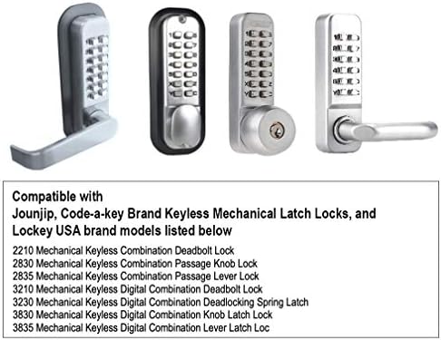 JOUNJIP GB2020 Gate Lock Box - 1 34 Thickness 2 38 Backset