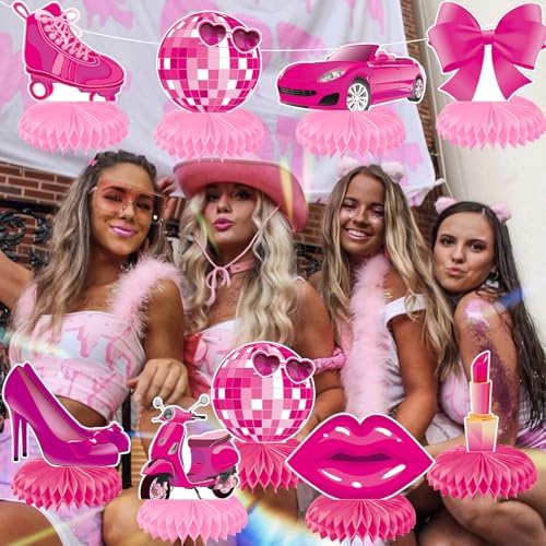 Pink Princess Party Centerpieces for Girls