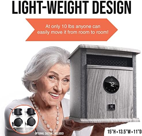 Heat Storm HS-1500-ILODG Cabinet Heater Gray 1