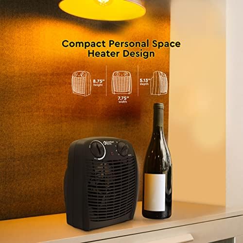 Comfort Zone Indoor Space Heater with Adjustable Thermostat