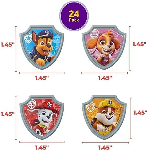 DecoPac Paw Patrol Reporting For Duty Cupcake Rings - 24 Pack