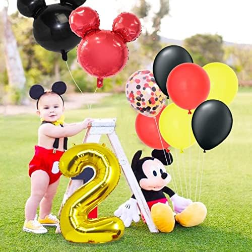 Nyhpar Mickey Mouse 2nd Birthday Party Decorations Set