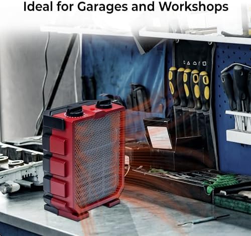Comfort Zone 1500-Watt Space Heater with Fan and Safety Features