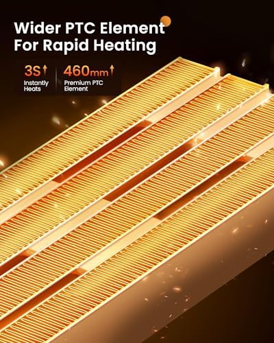 G-Ocean 34 Space Heater with Remote and Timer