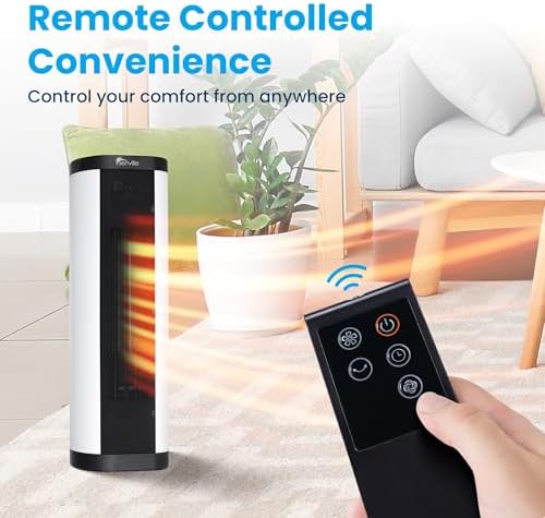 Senville 1500W Electric Space Heater with Remote Control