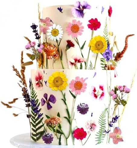 JeVenis Wildflower Cake Toppers Baby Shower Decor