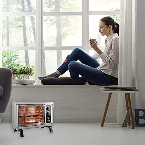 Comfort Zone CZ550 1500 Watt Electric Space Heater White