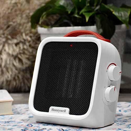 Honeywell UberHeat 5 Ceramic Space Heater for Small Rooms White