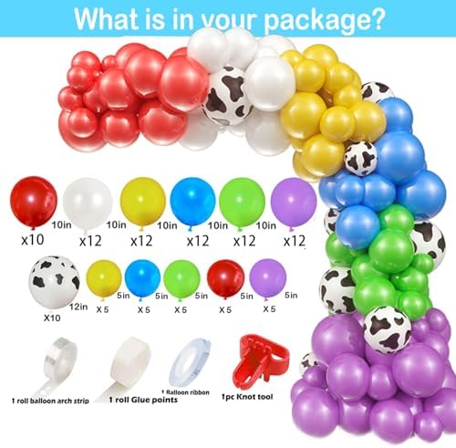 METIXOZE 2nd Birthday Decor Kit with Balloons Banners and Tablecloth