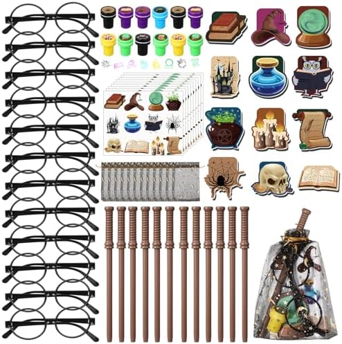 Pasimy Wizard Party Favor Pack 72 Pcs