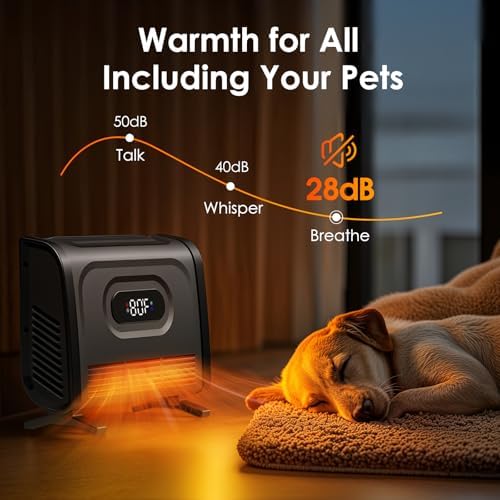 Air Choice 1500W Wall Mount Space Heater with Remote and Timer