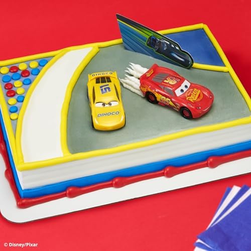 DecoSet Disney and Pixar Cars 3 Cake Topper 3-Piece Set