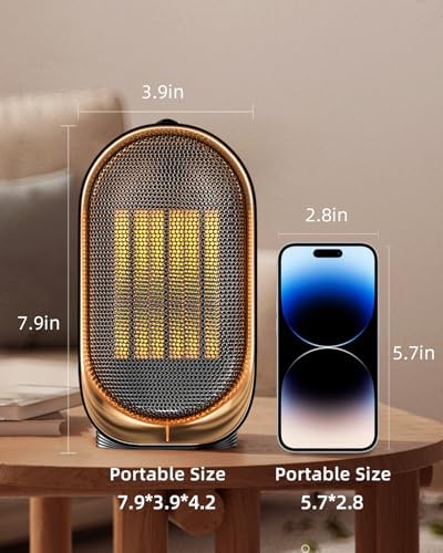 LINFOX Energy Efficient Space Heater with Safe Quiet PTC Ceramic Technology