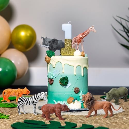 18 Pcs Jungle Animal Birthday Party Decorations Set