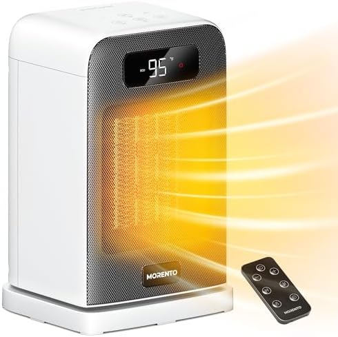 CELLWORLD MORENTO Electric Desk Heater with Fan and Thermostat 1