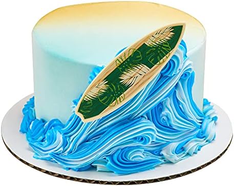 CakeDrake 4-Piece Surfboard Tropical Party Decoration Set