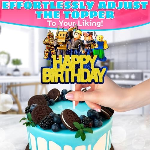 V TOWER Video Game Cake Topper Decorations