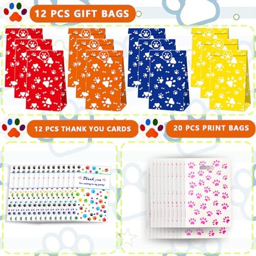 Paw Themed Party Favors Set 736 Pcs for Kids