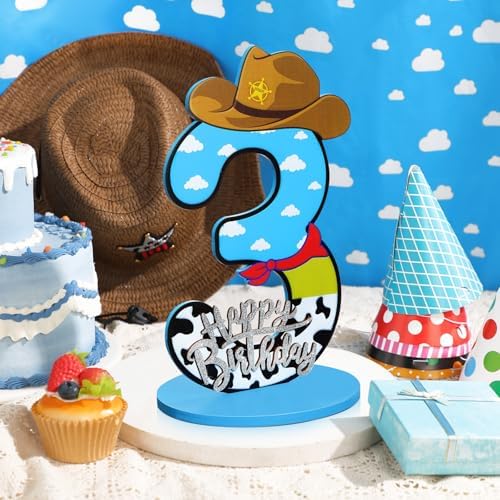 Vercraft Toy Birthday Wooden Number Sign 3rd Birthday Decor