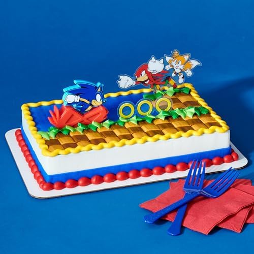 DecoSet Sonic The Hedgehog Cake Topper Set