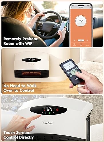 GiveBest Smart Wall Heater for Bathroom with ALCI Plug