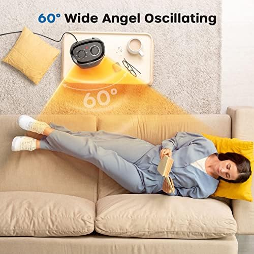 ECOWELL 1500W Portable Electric Space Heater 1