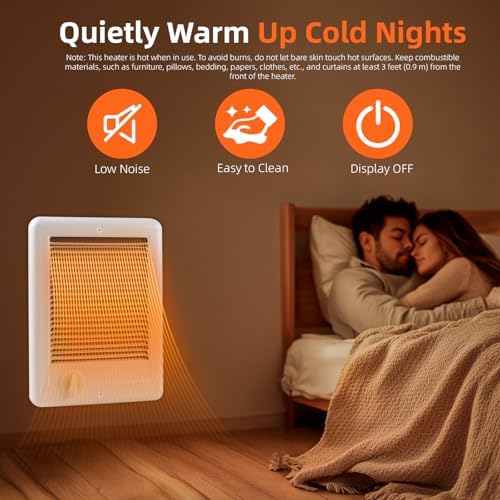 Hai Feipn Upgraded Electric Wall Heater with Thermostat