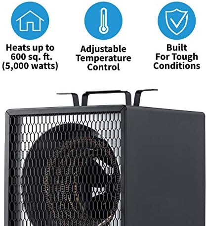 NewAir 5600W Garage Heater with Cord Wrap and Carry Handle