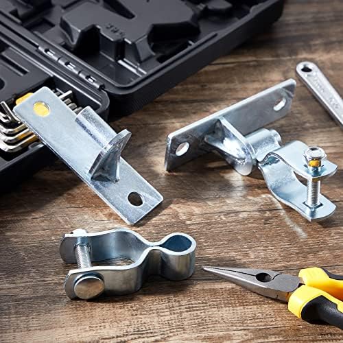 Dunzy 4 Pcs Heavy Duty Gate Hinge Set
