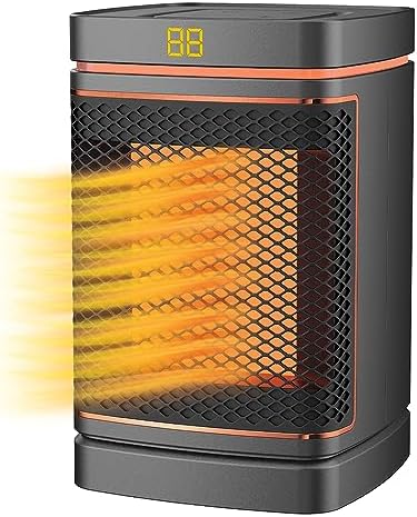 Ontel Copper Core Ceramic Space Heater 1500W Adjustable Thermostat