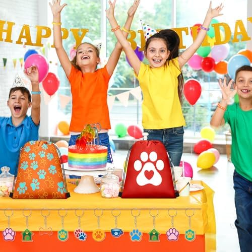 Talltalk 48 Pcs Paw Print Party Favor Set 1