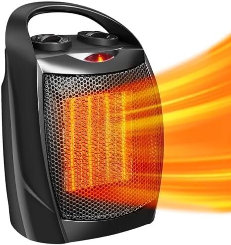 Antarctic Star 750W1500W Electric Space Heater with Thermostat and Fan