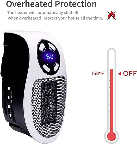 Blarie Energy Efficient Electric Space Heater with Adjustable Thermostat 1