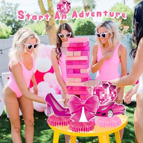 Pink Princess Party Centerpieces for Girls