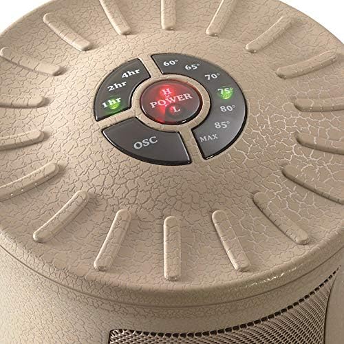 Lasko 1500 Watt Decorative Base Space Heater 2 Pack Tan