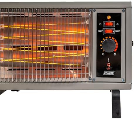 EZ-HEAT Portable Electric Space Heater with Adjustable Temperature