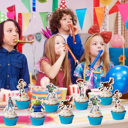 Toy Inspired Story Cupcake Toppers Decorations 24PCS 1