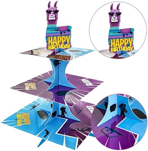 Haxpacal Video Game Cupcake Stand 3 Tier
