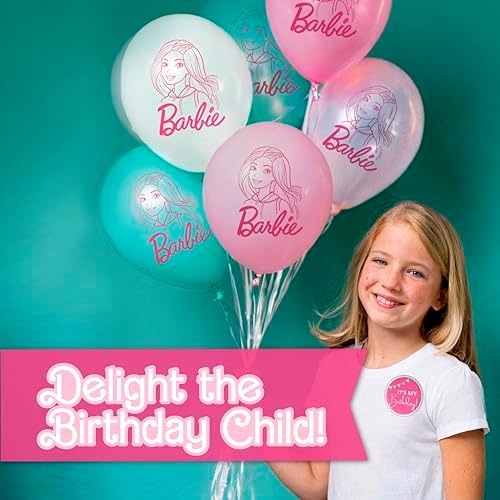 Barbie Birthday Party Decor Tableware Set for 16 Guests
