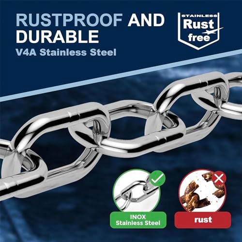 WIPAZY 20 Chain Lock with Dual Clips for Gates Pet Enclosures