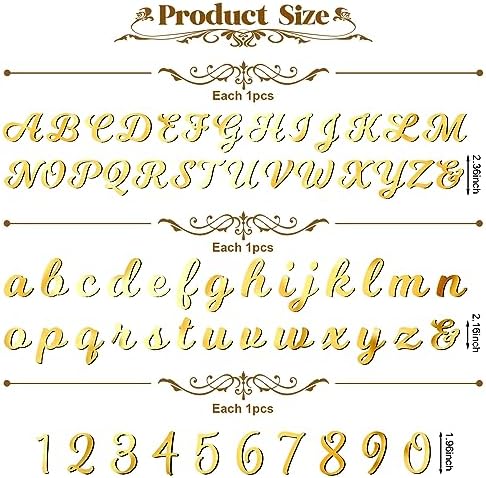 Jspupifip Gold Glitter Cake Toppers 64 Pcs Alphanumeric