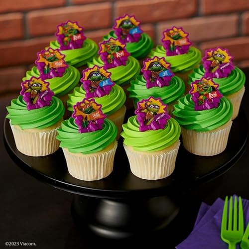 DecoPac Teenage Mutant Ninja Turtles Cupcake Rings - 24 Pack