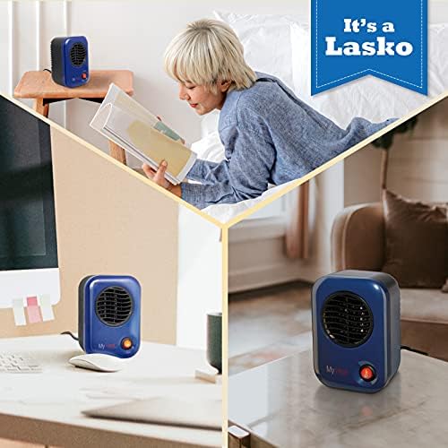 Lasko 102 Space Heater Blue Compact