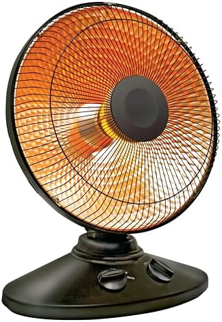 Comfort Glow Oscillating Parabolic Heater 1000W