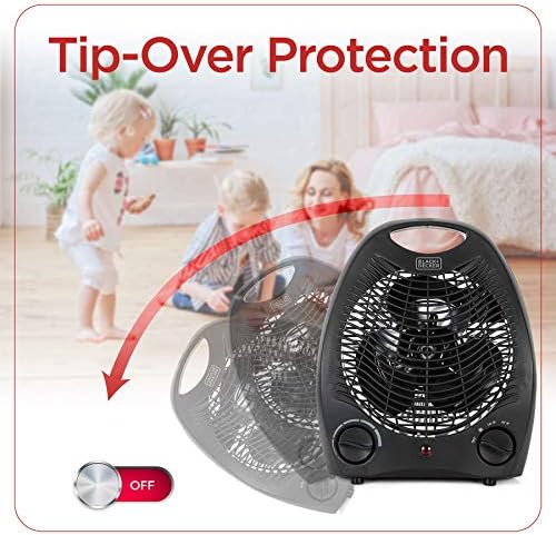 BLACKDECKER Lightweight Portable Space Heater 1500W Infrared
