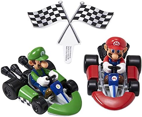 DecoSet Mario Kart Cake Decorations 3 Piece Set