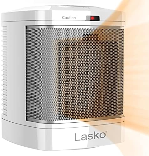 Lasko Small Ceramic Space Heater for Home and Bathroom Use