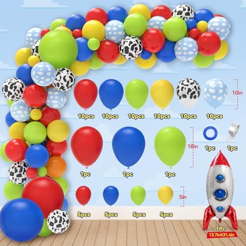 Wakeys Two Infinity and Beyond Birthday Decorations 108 Pcs